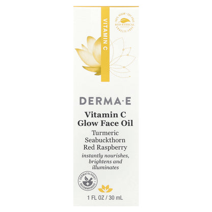 DERMA E, Vitamin C Glow Face Oil, 1 fl oz (30 ml)