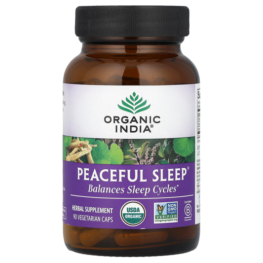 Organic India, Peaceful Sleep®, 90 Vegetarian Caps