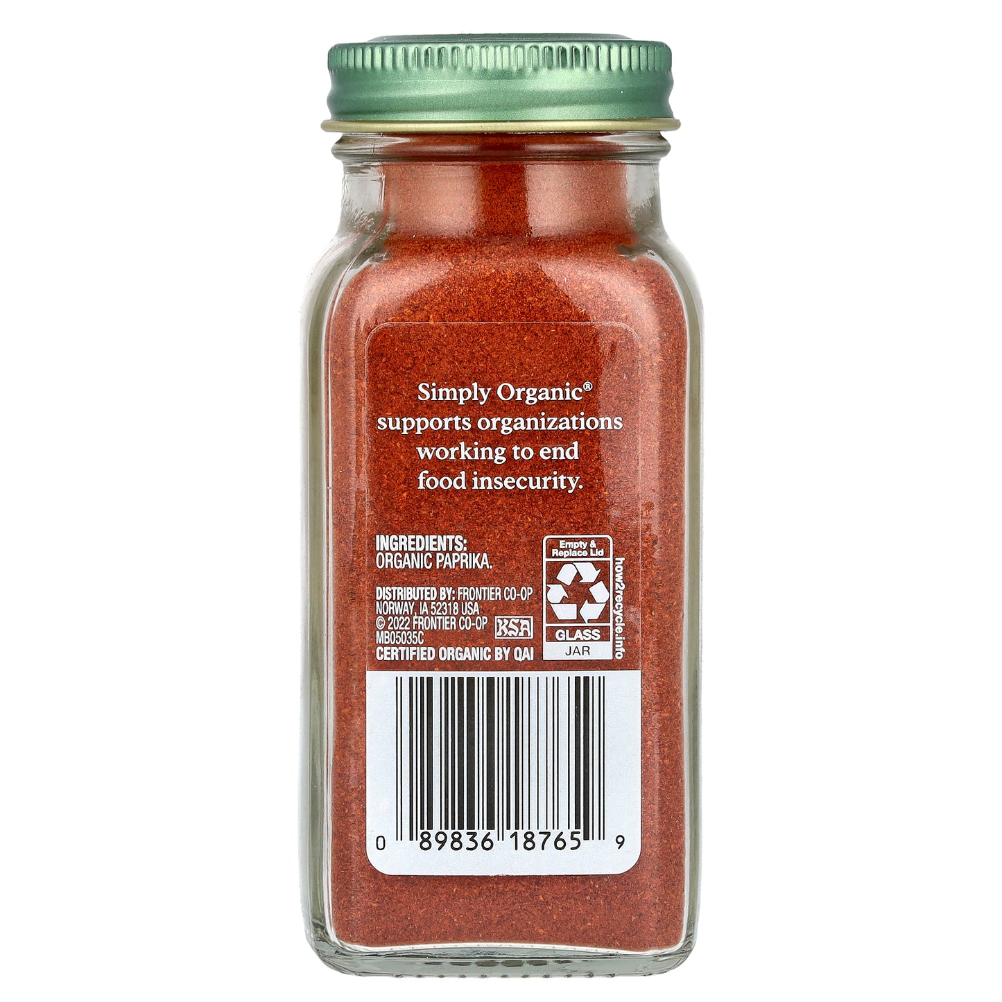 Simply Organic, Paprika, 2.96 oz (84 g)