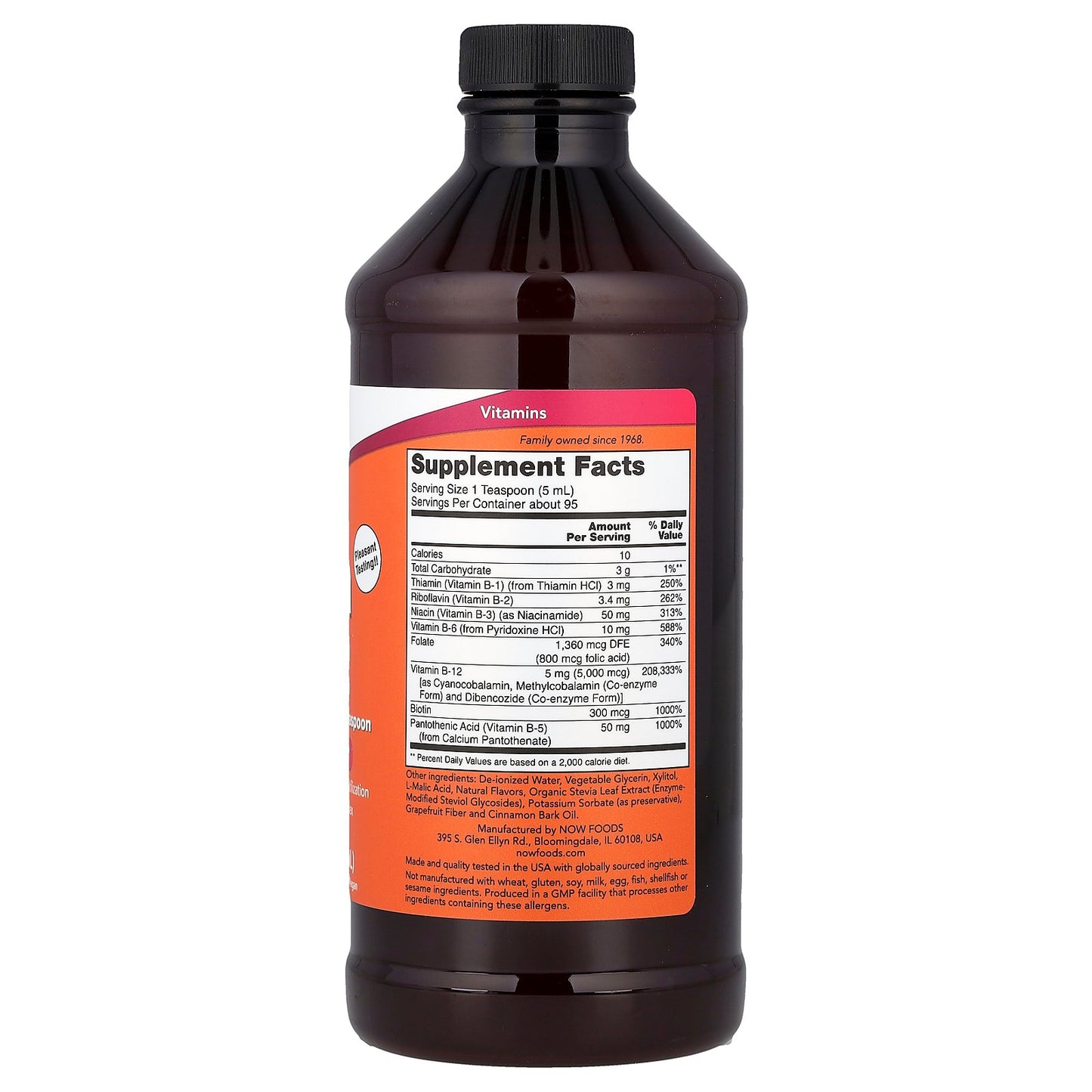 NOW Foods, Ultra B-12, 16 fl oz (473 ml)