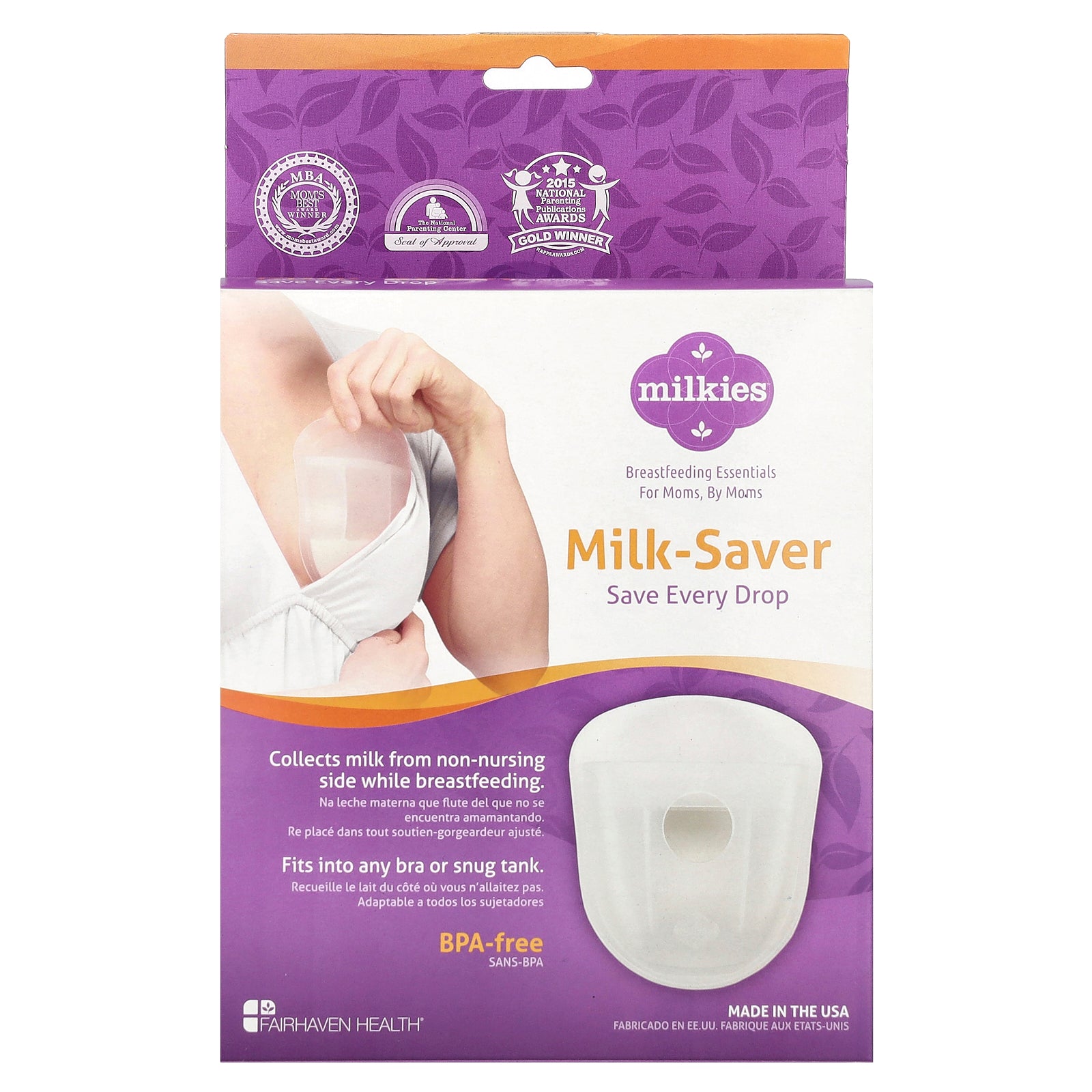 Fairhaven Health, Milkies, Milk-Saver, 1 Count