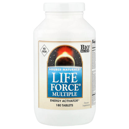 Source Naturals, Life Force® Multiple, No Iron, 180 Tablets