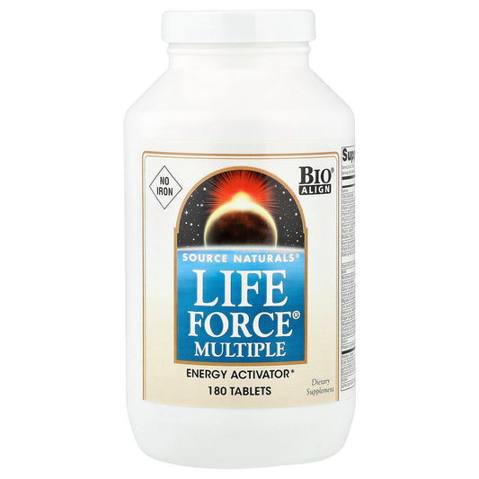 Source Naturals, Life Force® Multiple, No Iron, 180 Tablets