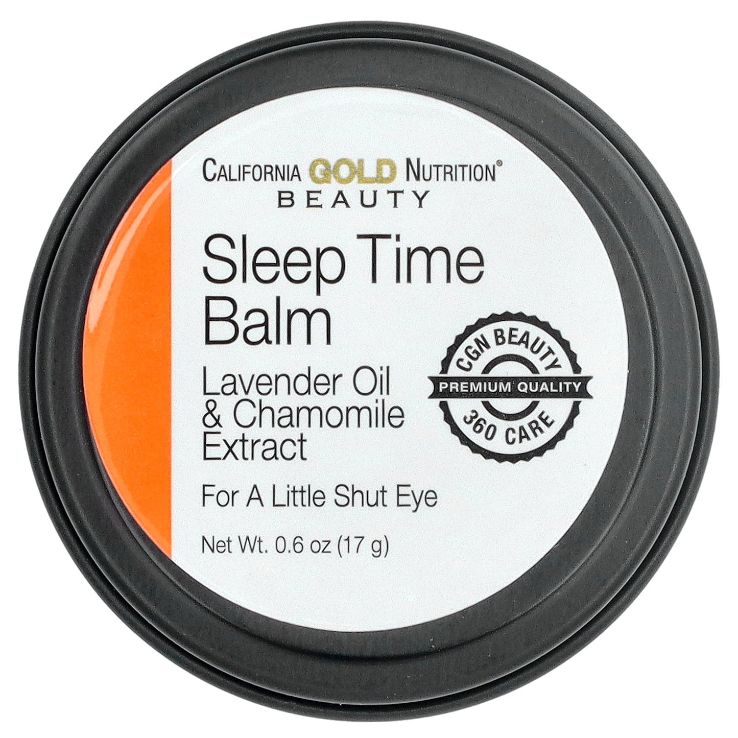 California Gold Nutrition, Beauty, Sleep Time Balm, Lavender & Chamomile, 0.6 oz (17 g)