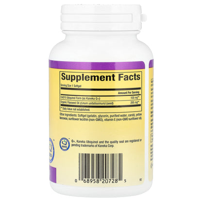 Natural Factors, Ubiquinol, Active CoQ10, 100 mg, 120 Softgels