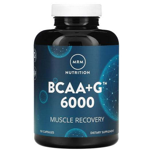 MRM Nutrition, BCAA+G 6000, 150 Capsules