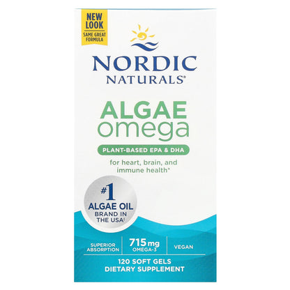 Nordic Naturals, Algae Omega, 120 Soft Gels (357.5 mg per Softgel)