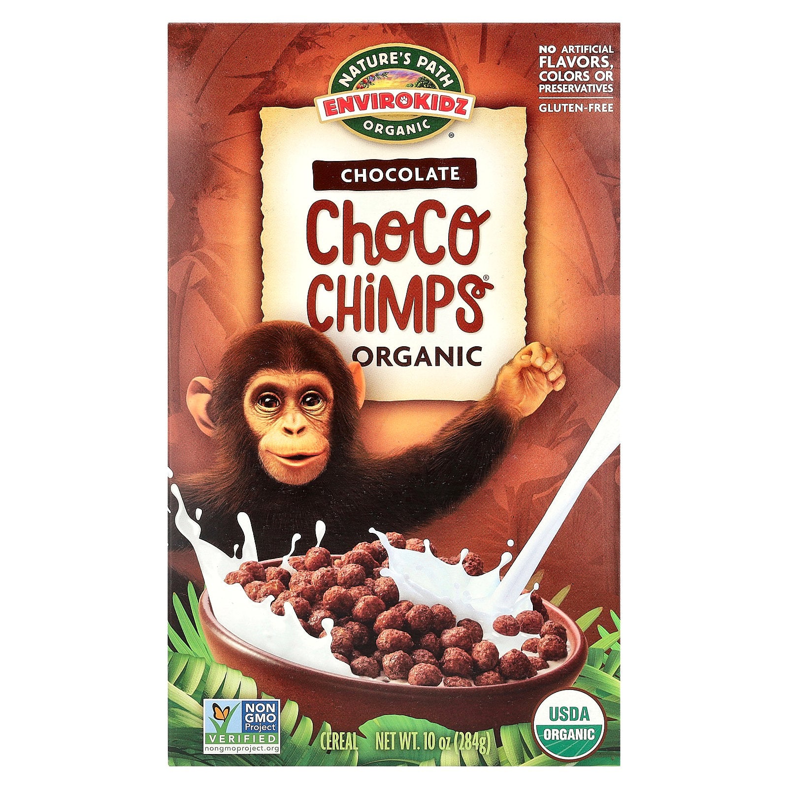 Nature's Path, EnviroKidz, Organic Chocolate Choco Chimps®, 10 oz (284 g)