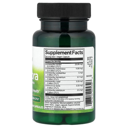 Swanson, FemFlora, Probiotic For Women, 9.8 billion CFU, 60 Vegan Capsules