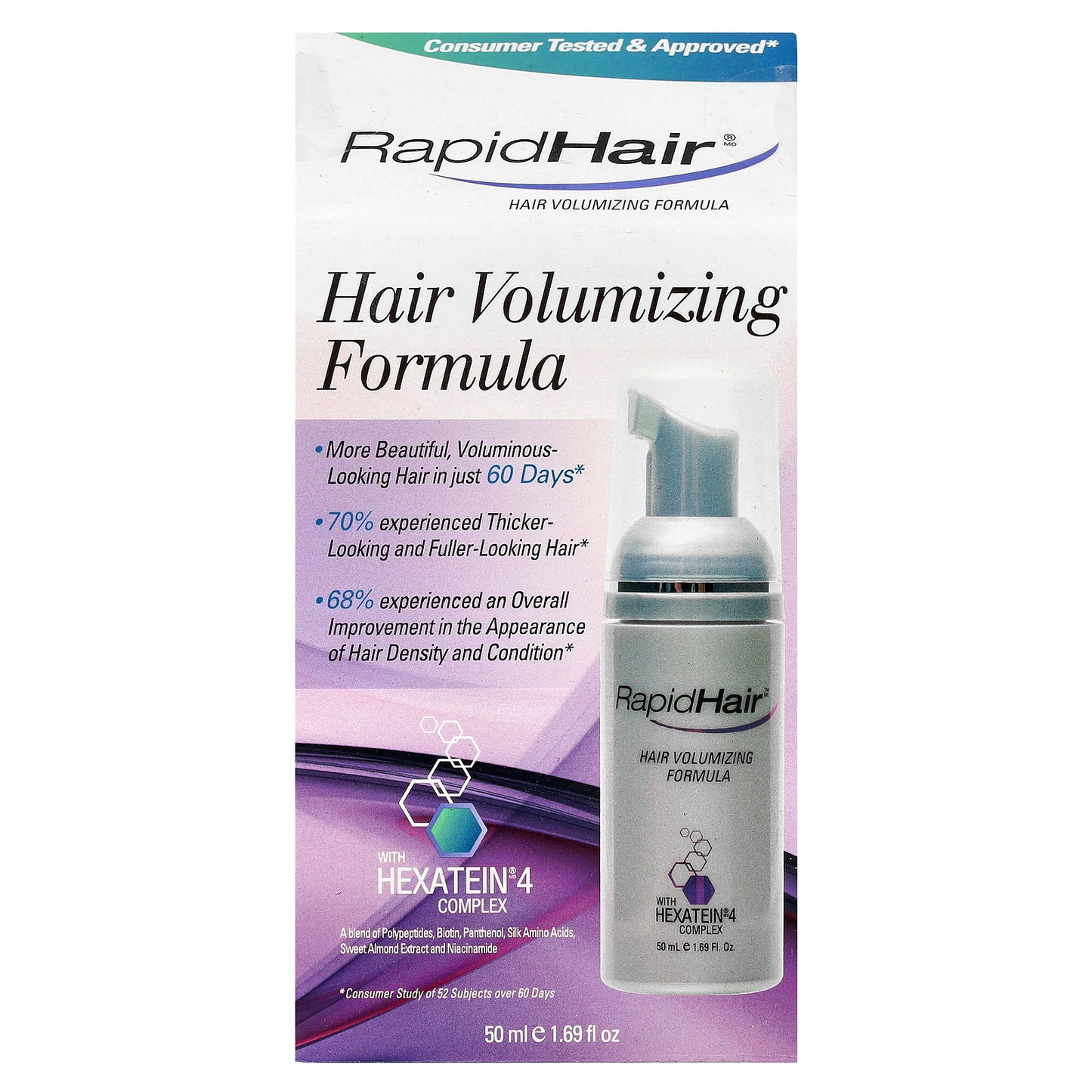 RapidLash, RapidHair®, Hair Volumizing Formula, 1.69 fl oz (50 ml)