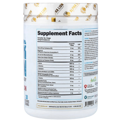 ALPHA LION, SuperHuman Sleep, Slaughtermelon, Watermelon Lemonade, 10.56 oz (299 g)