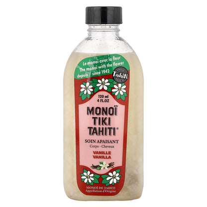 Monoi Tiare Tahiti, Monoi Tiki Tahiti®, Coconut Oil, Vanilla, 4 fl oz (120 ml)