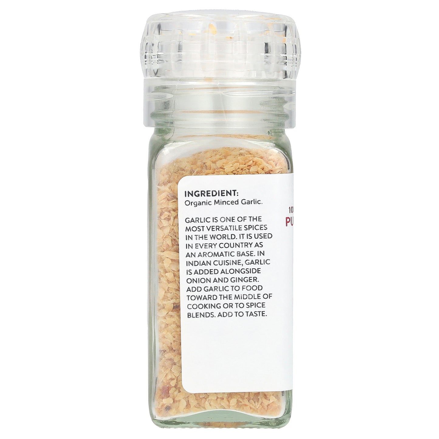 Pure Indian Foods, Organic Garlic, Minced, 2 oz (56 g)