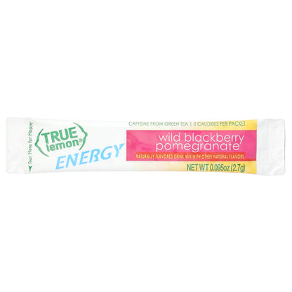 True Citrus, True Lemon®, Energy, Wild Blackberry Pomegranate, 6 Packets, 0.095 oz (2.7 g) Each