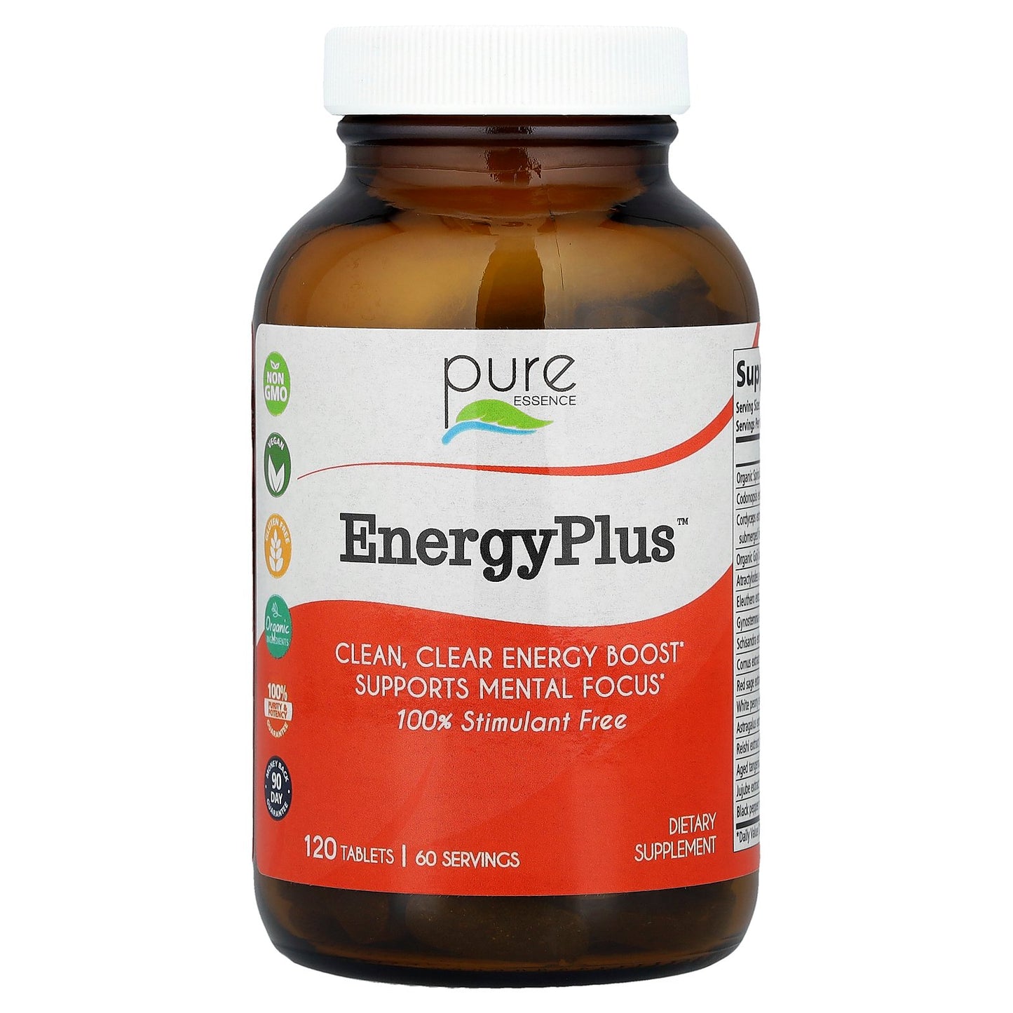 Pure Essence, EnergyPlus™, 120 Tablets