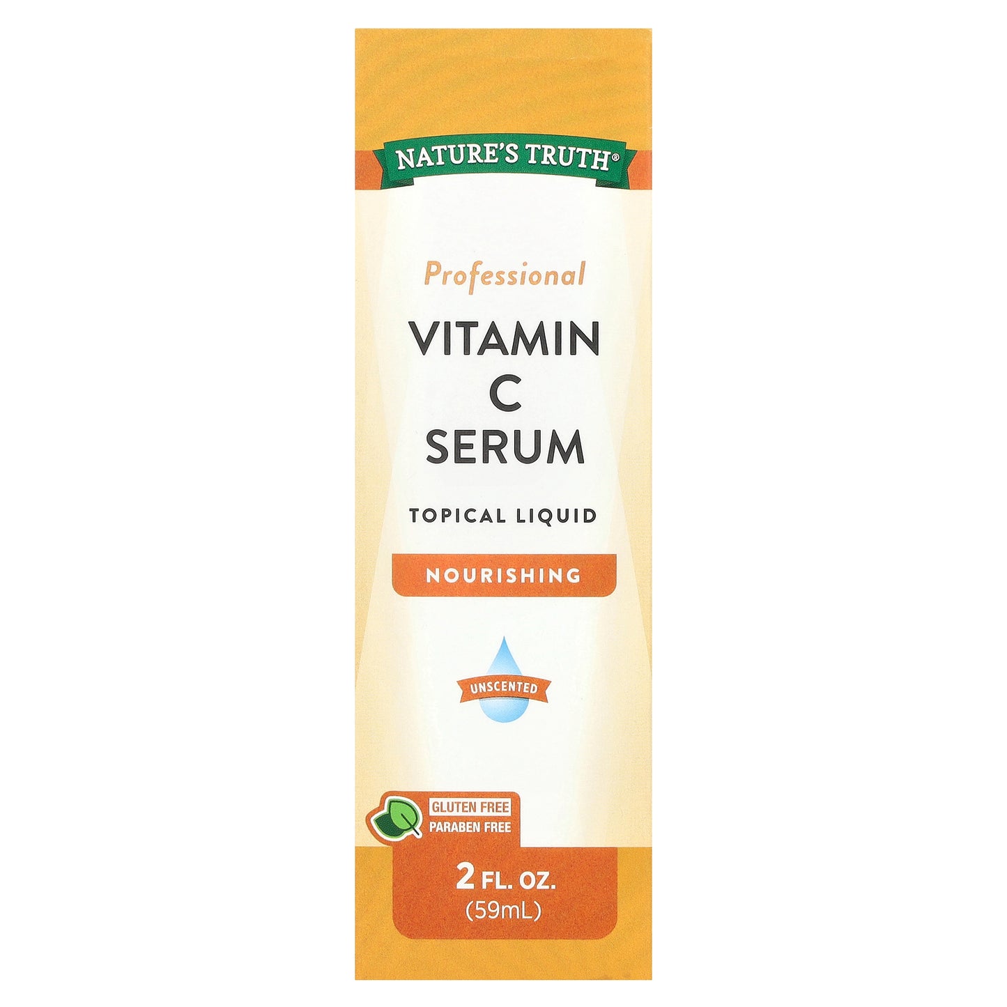 Nature's Truth, Vitamin C Serum, Topical Liquid, Unscented, 2 fl oz (59 ml)