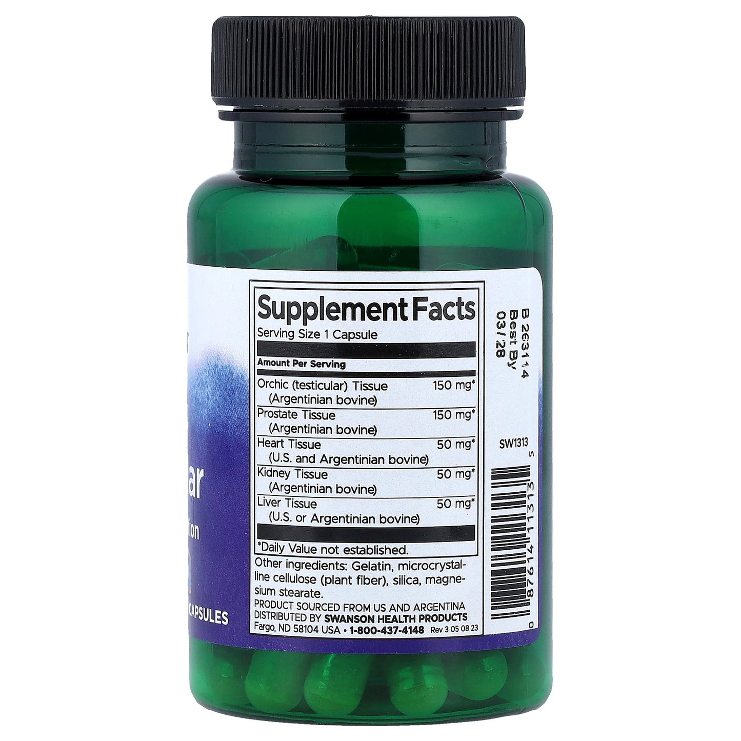 Swanson, Multi-Glandular, Men's Health, 60 Capsules