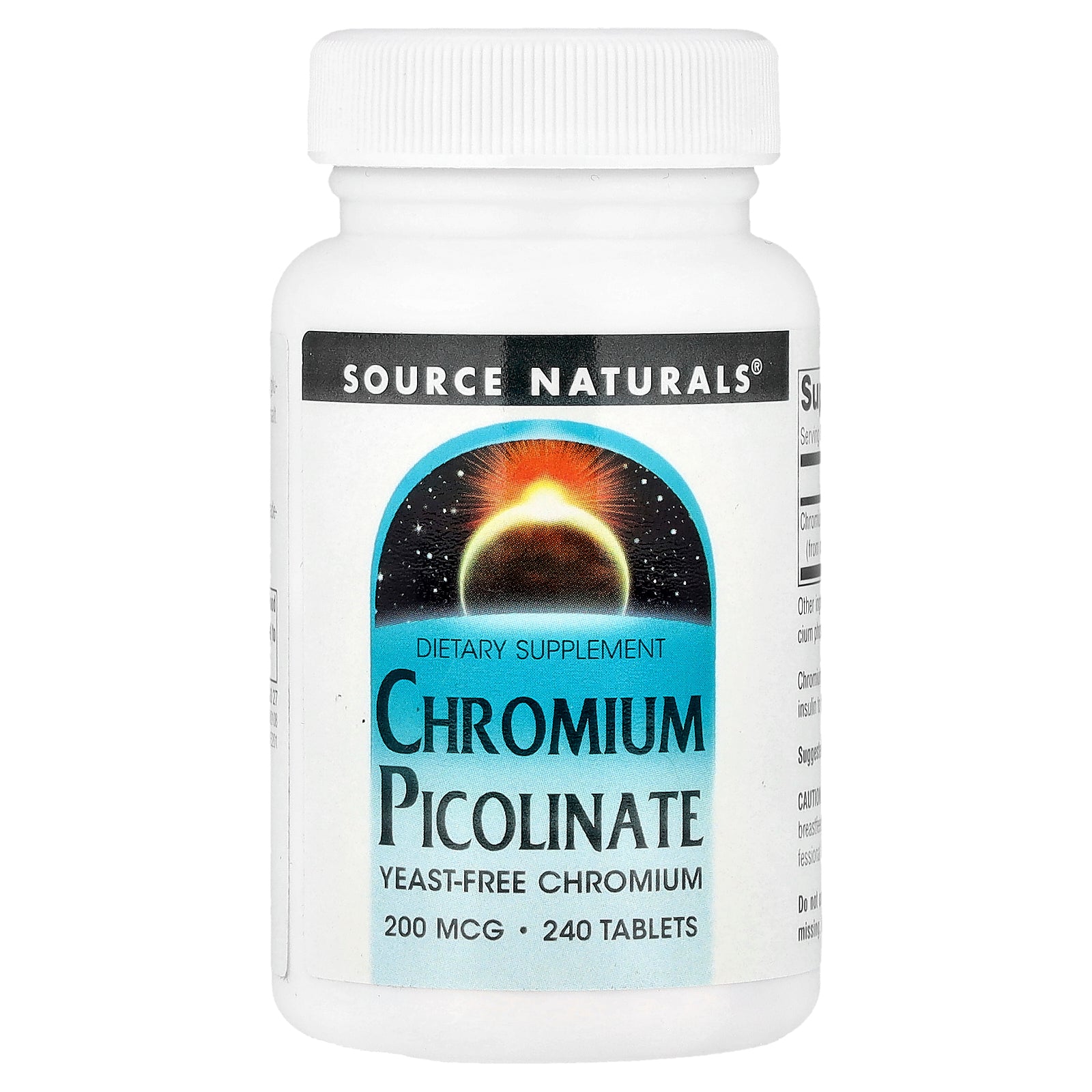 Source Naturals, Chromium Picolinate, 200 mcg, 240 Tablets