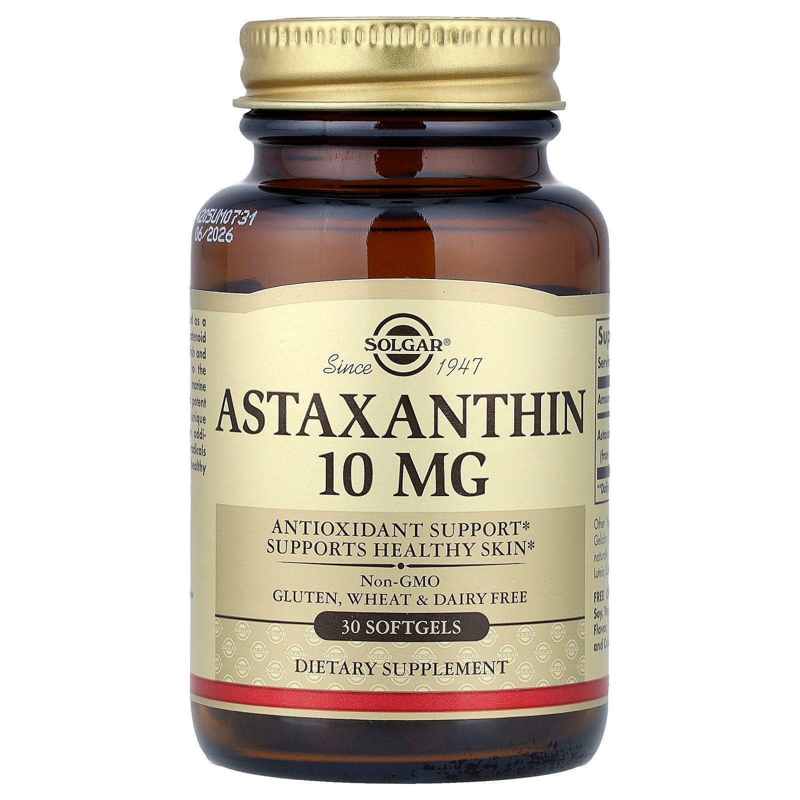 Solgar, Astaxanthin, 10 mg, 30 Softgels
