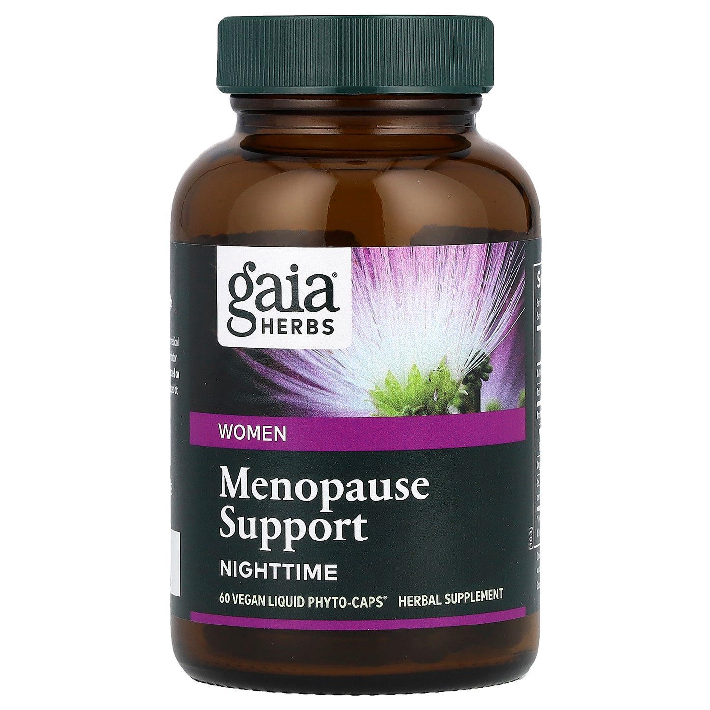 Gaia Herbs, Women, Menopause Support, Nighttime, 60 Liquid Phyto-Caps®