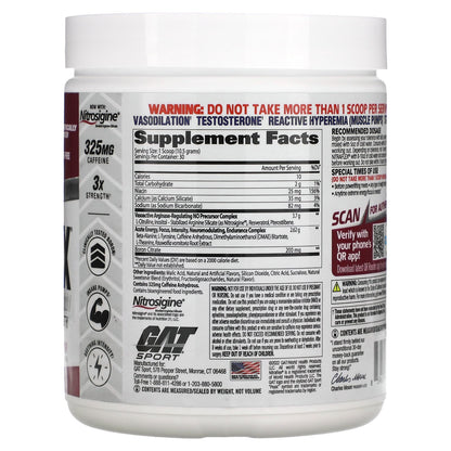 GAT, Sport, NITRAFLEX, Fruit Punch, 11.1 oz (315 g)