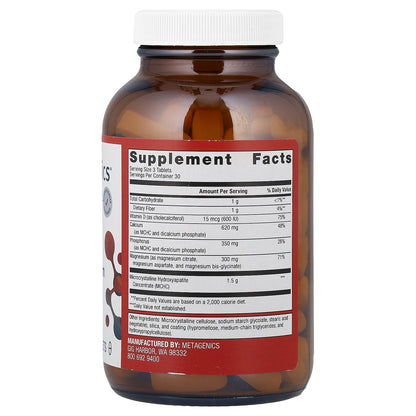 Metagenics, Bone Builder® With Magnesium, 90 Tablets