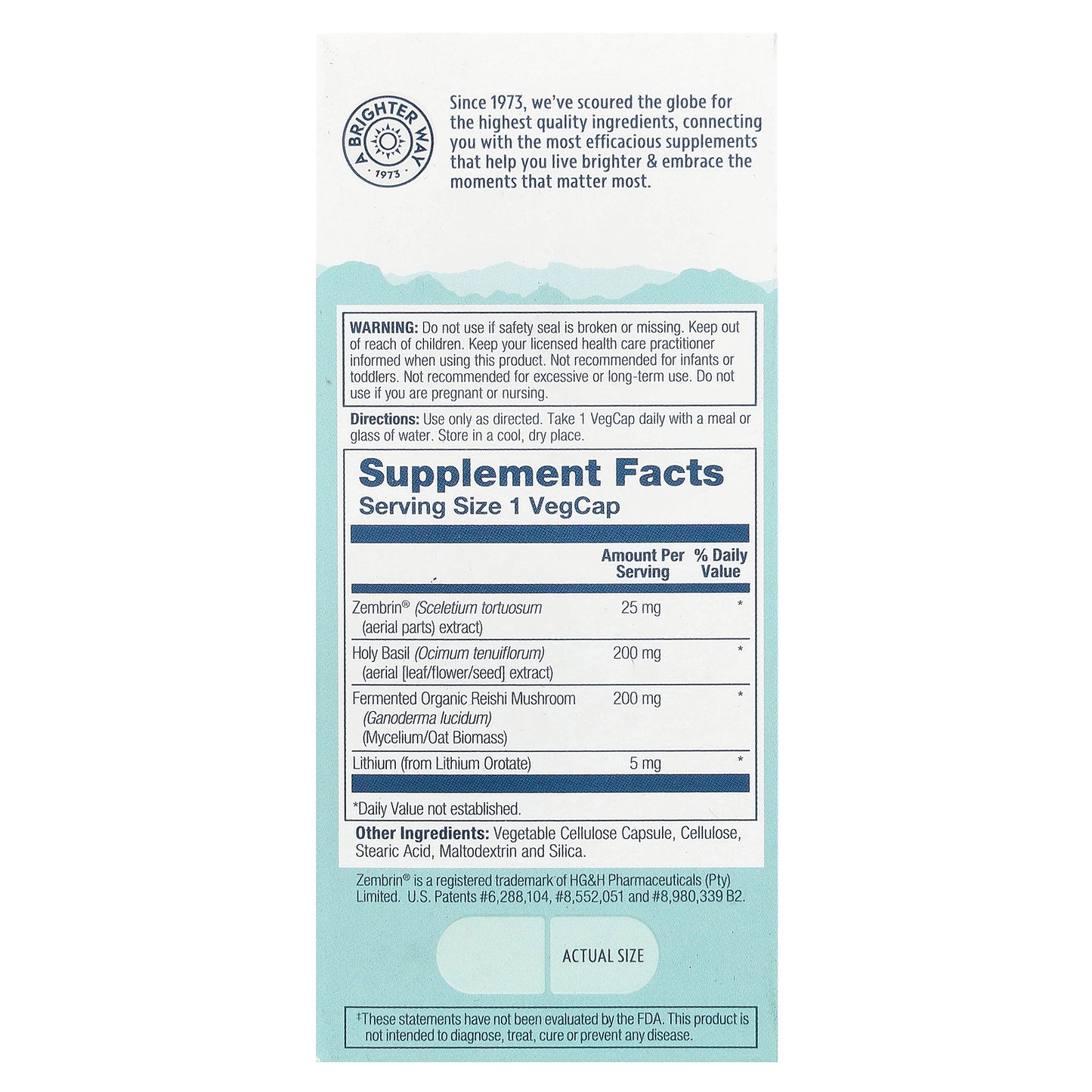 Solaray, SharpMind™ Mood, 30 Vegcaps