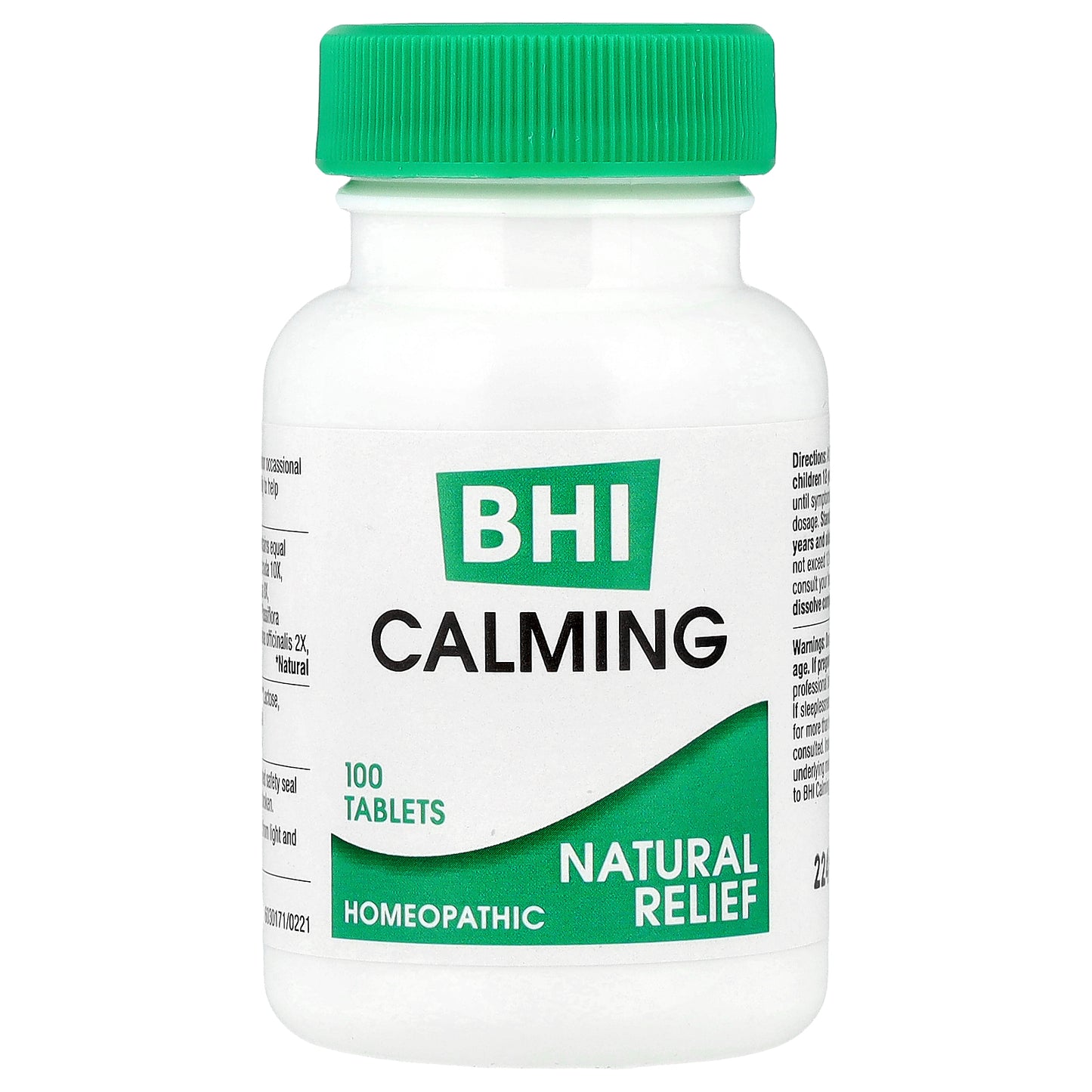 MediNatura, BHI, Calming, 100 Tablets