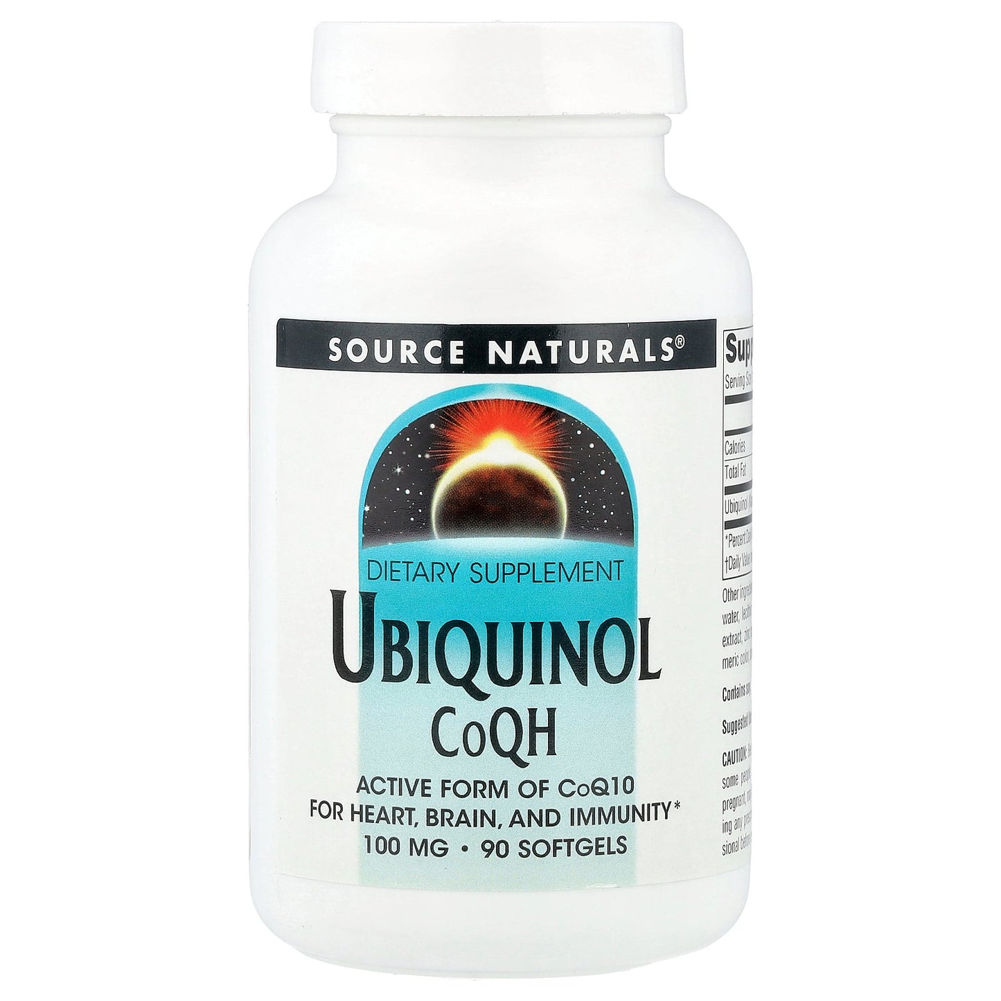 Source Naturals, Ubiquinol CoQH, 100 mg, 90 Softgels