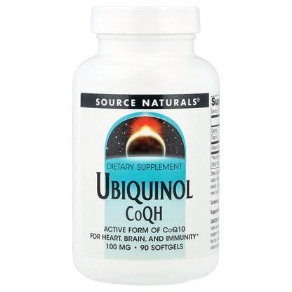 Source Naturals, Ubiquinol CoQH, 100 mg, 90 Softgels
