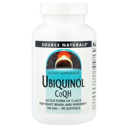 Source Naturals, Ubiquinol CoQH, 100 mg, 90 Softgels