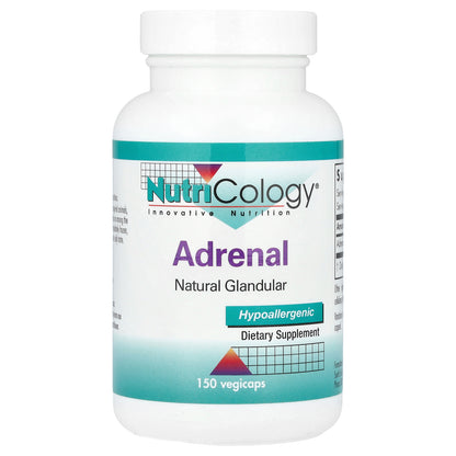 Nutricology, Adrenal, Natural Glandular, 100 mg , 150 Vegicaps