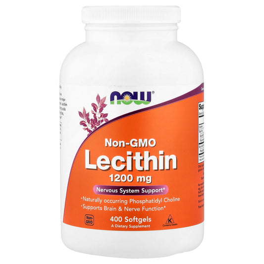 NOW Foods, Non-GMO Lecithin, 400 Softgels