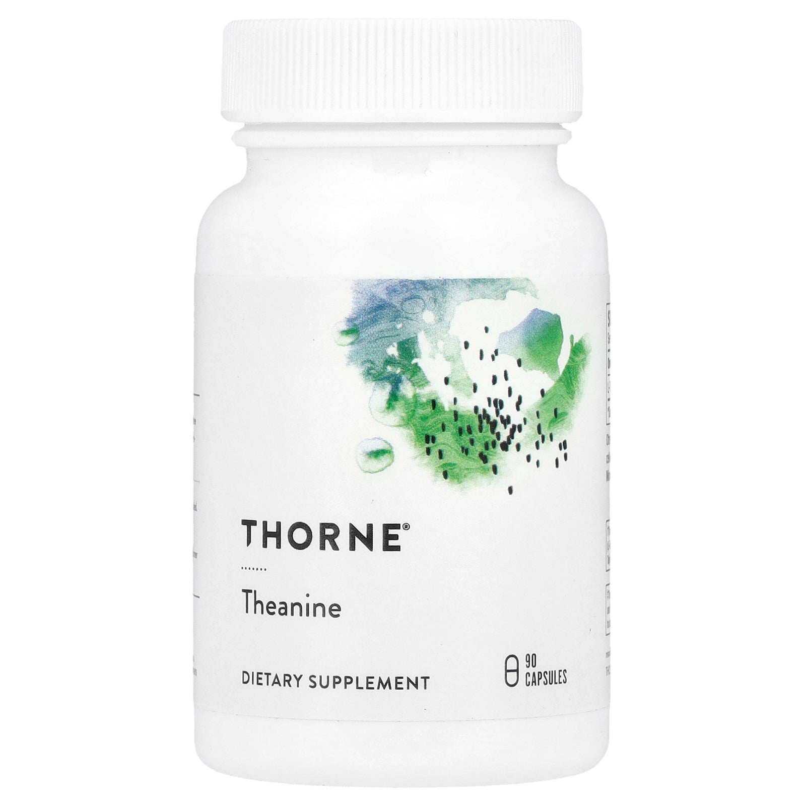 Thorne, Theanine, 90 Capsules (200 mg per Capsule)
