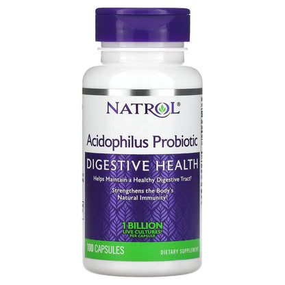 Natrol, Acidophilus Probiotic, 1 Billion, 100 Capsules