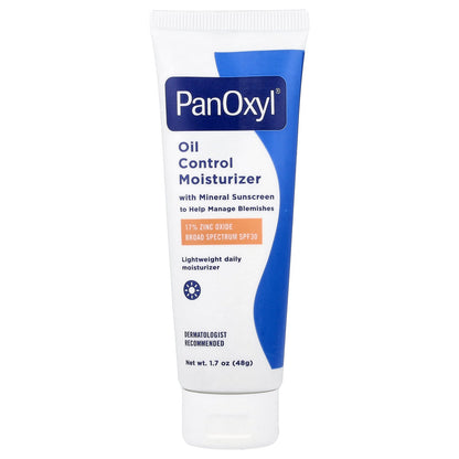 PanOxyl, Oil Control Moisturizer, SPF30, 1.7 oz (48 g)