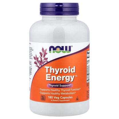 NOW Foods, Thyroid Energy™, 180 Veg Capsules