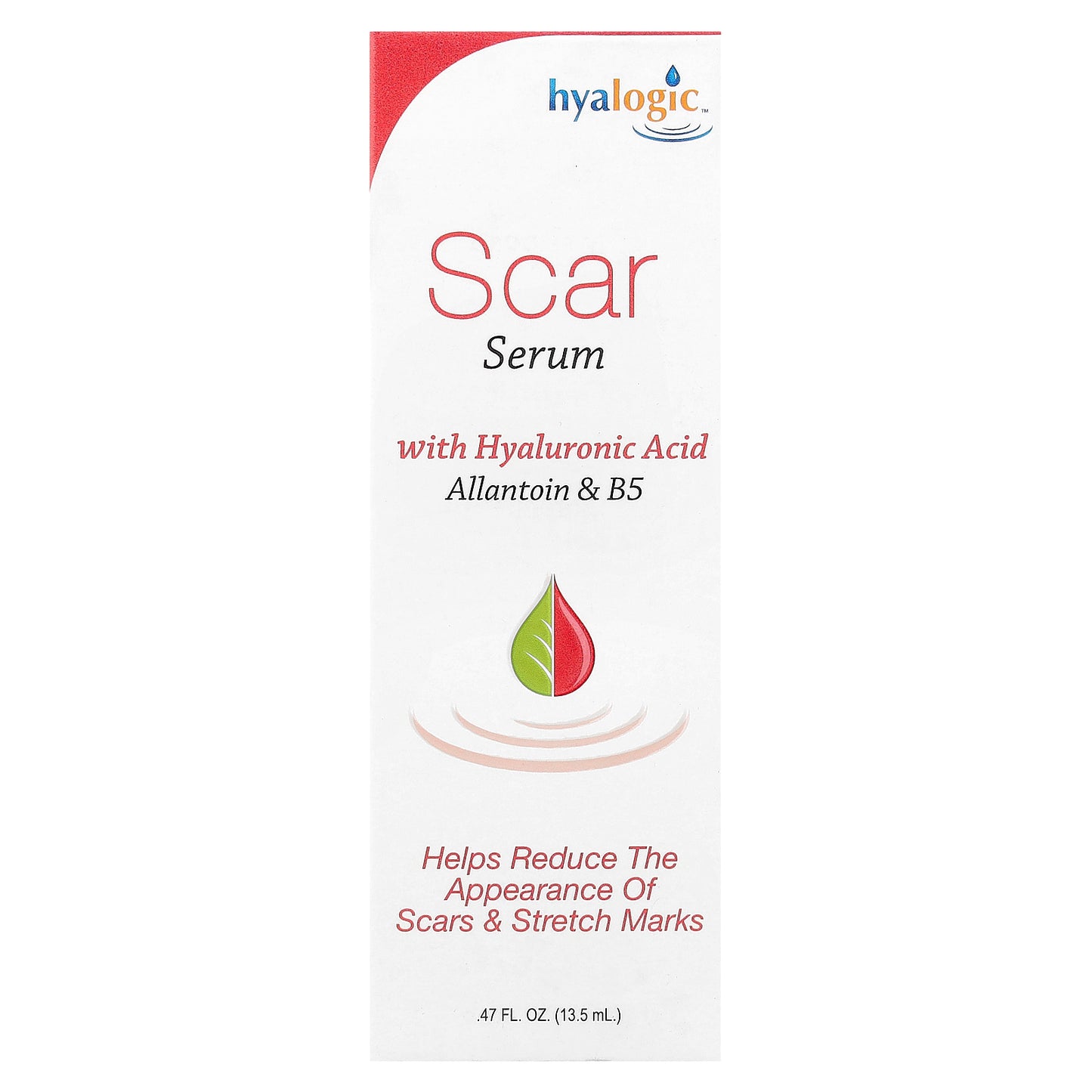 Hyalogic, Scar Serum with Hyaluronic Acid, Allantoin & B5, 0.47 fl oz (13.5 ml)