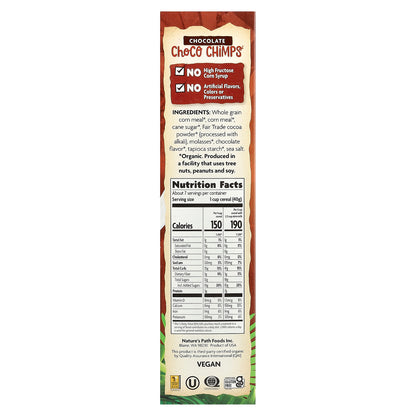 Nature's Path, EnviroKidz, Organic Chocolate Choco Chimps, 10 oz (284 g)