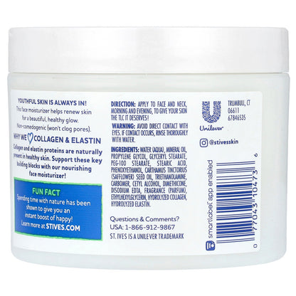 St. Ives, Renewing Moisturizer, Collagen & Elastin, 10 oz (283 g)