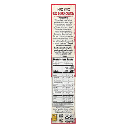 Nature's Path, Organic Flax Plus® Cereal,  Red Berry Crunch, 10.6 oz (300 g)