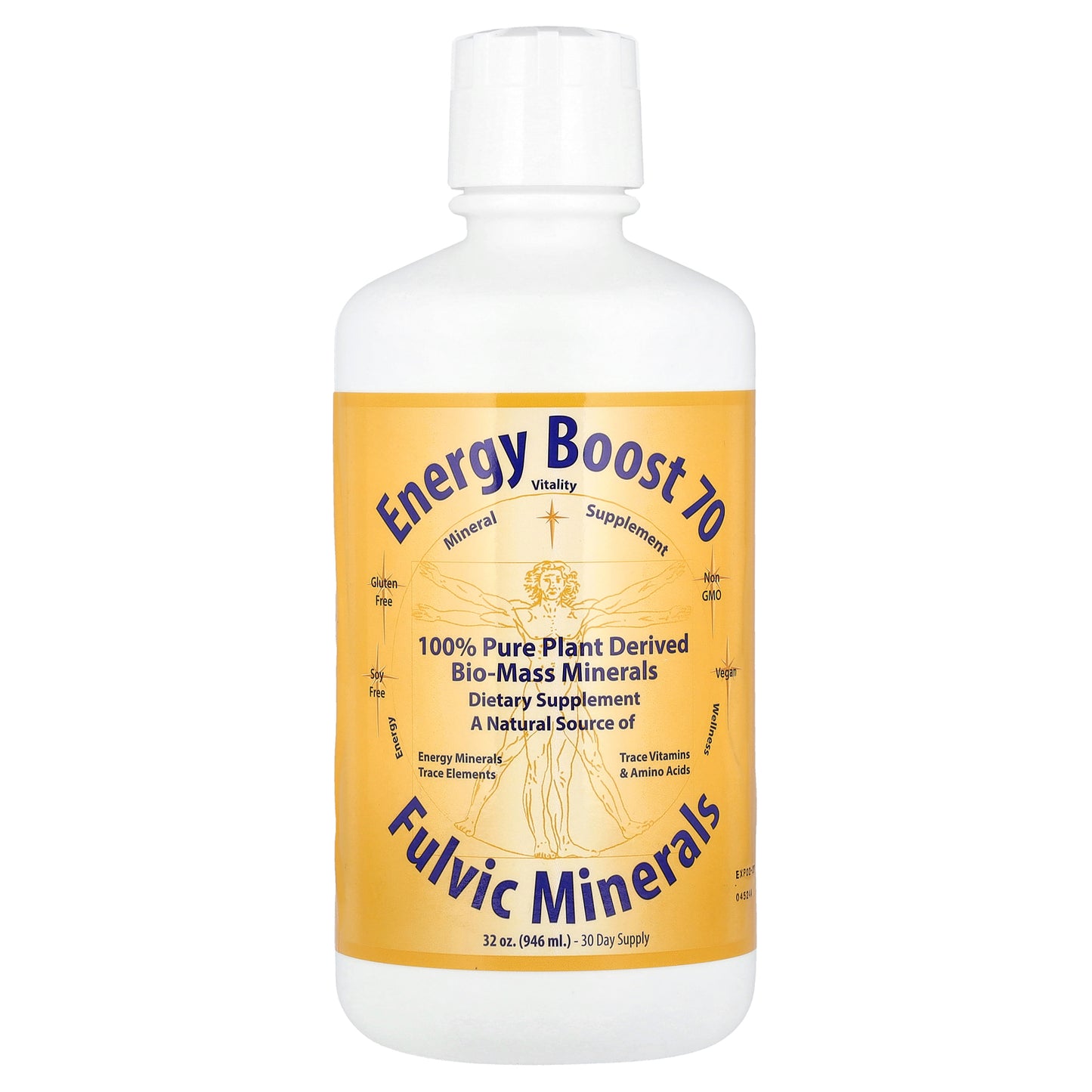 Morningstar Minerals, Energy Boost 70, Fulvic Minerals, 32 oz (946 ml)