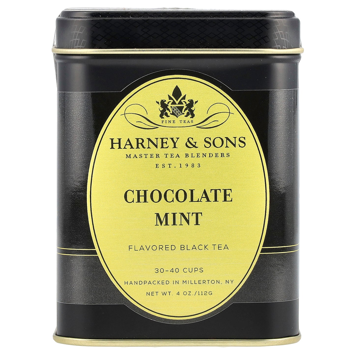 Harney & Sons, Black Tea, Chocolate Mint, 4 oz (112 g)