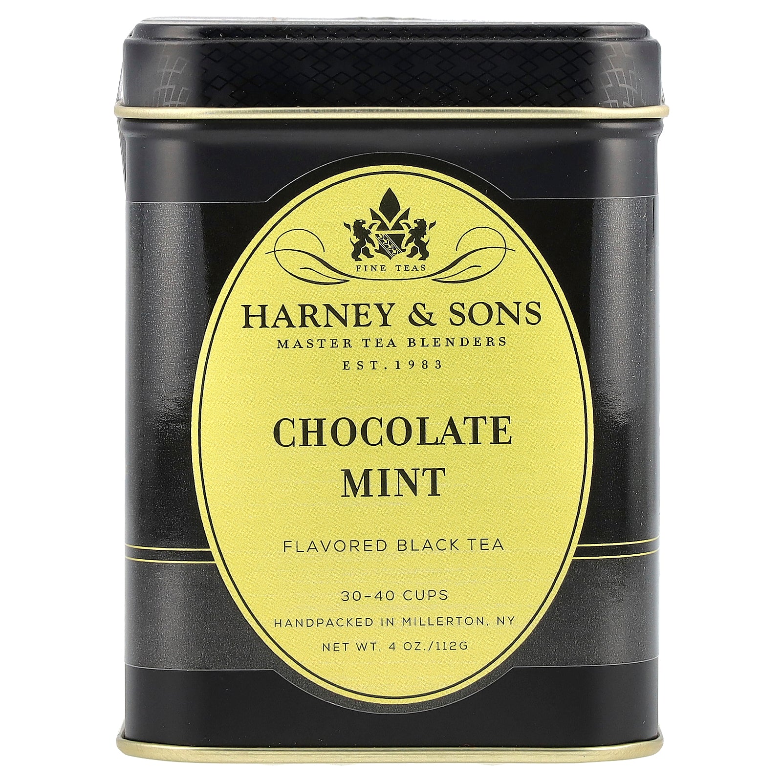 Harney & Sons, Black Tea, Chocolate Mint, 4 oz (112 g)