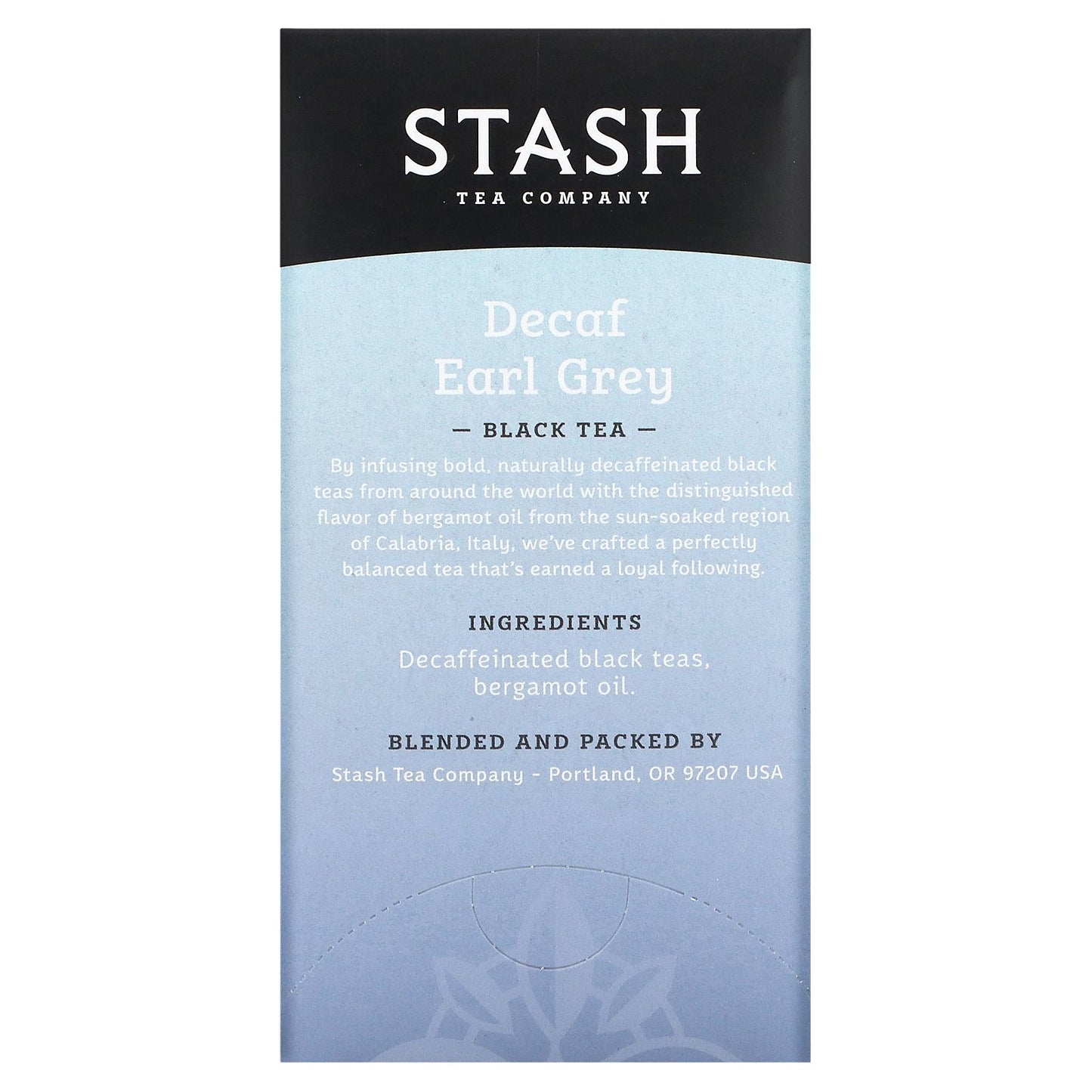 Stash Tea, Black Tea, Decaf Earl Grey, 18 Tea Bags, 1.1 oz (33 g)