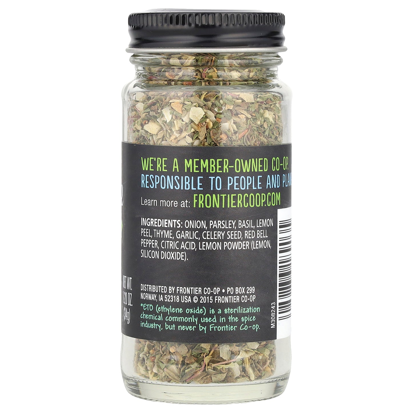 Frontier Co-op, All-Purpose Seasoning with Citrus and Aromatic Herbs, 1.2 oz (34 g)