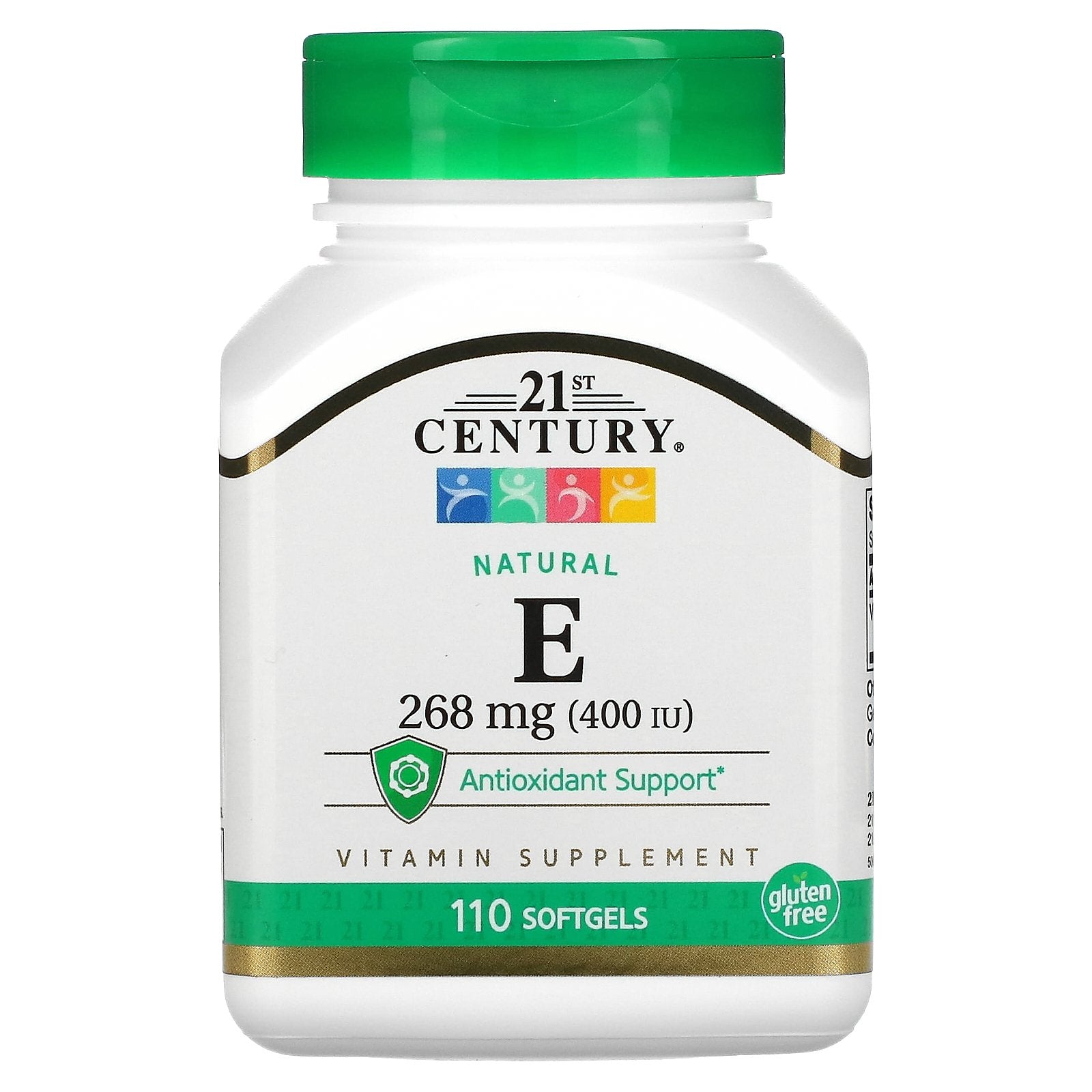 21st Century, Natural Vitamin E, 268 mg (400 IU), 110 Softgels