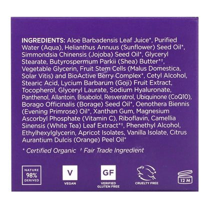 Andalou Naturals, Goji Peptide Perfecting Cream,  Age Defying, 1.7 oz (50 g)