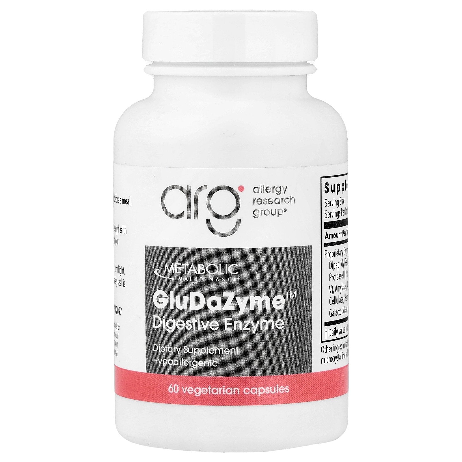 Metabolic Maintenance, GluDaZyme™, 60 Vegetarian Capsules