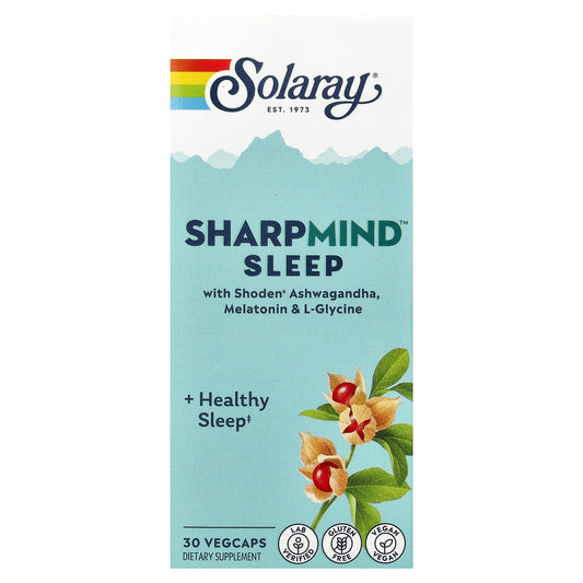 Solaray, SharpMind™ Sleep, 30 Vegcaps